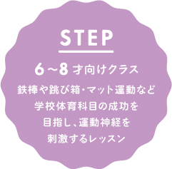 STEP 6〜8才向けクラス